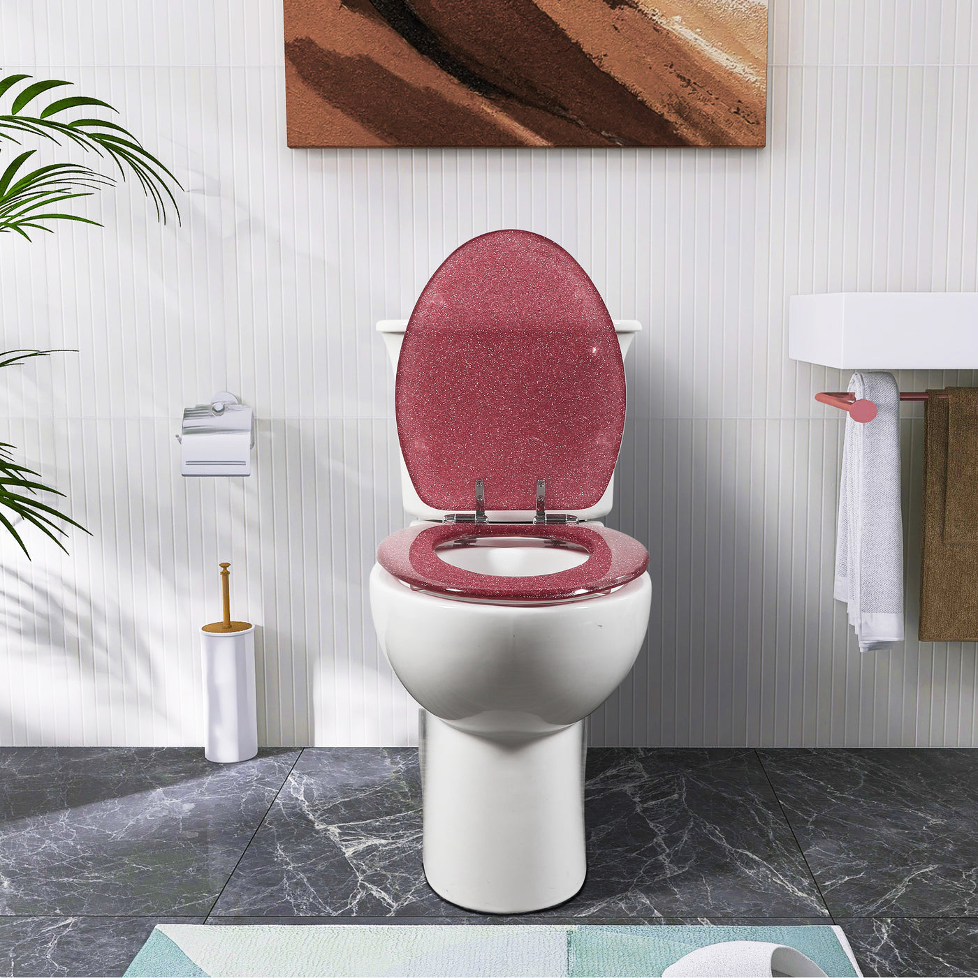 Glitter toilet best sale seat