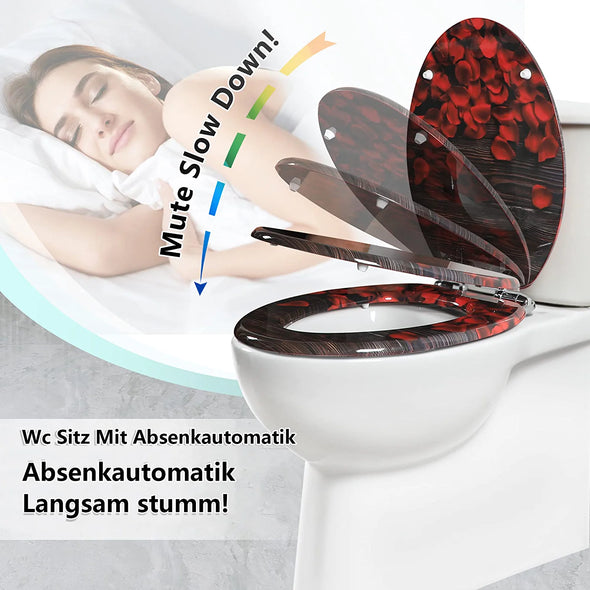 Toilettendeckel Klodeckel Wc Sitz holz Deckel Mit Absenkautomatik