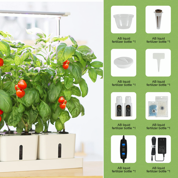 20 Pods Hydroponics Growing System, Herb Garden Kit Indoor